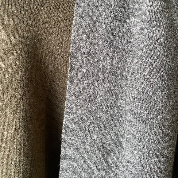 Babaton Cardigan Green and Gray Shawl Collar - Picture 7 of 7